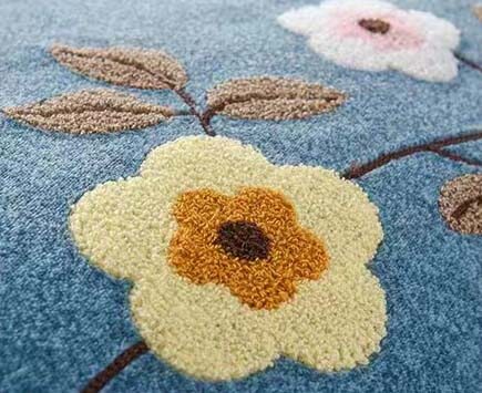 Towel embroidery