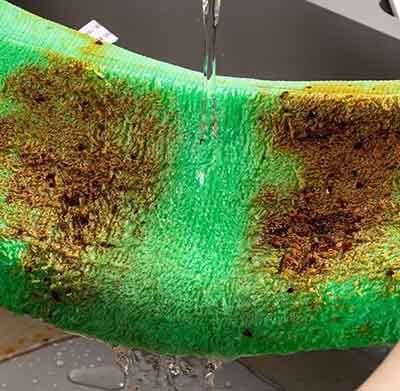 Wood fiber towel